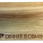 Game of Thrones House Stark Dinner is Coming Wooden Chopping Board