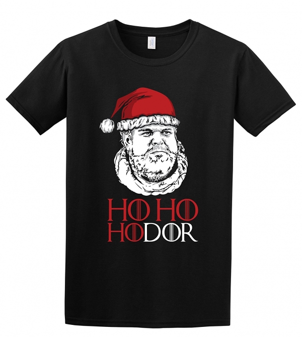 Ho Ho Hodor Game of Thrones TV Christmas Xmas Hodor Gift Inspired T-Shirt