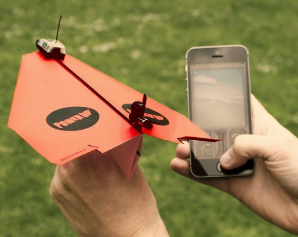 Smartphone Controlled Paper Aeroplane