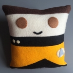 Star Trek Lieutenant Commander Data Mini Felt Cushion