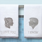 Star Wars I Love You I Know Hand Towels